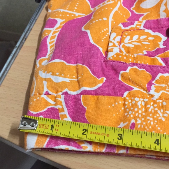 Ann Taylor Loft Shorts Linen Blend sz 8 - Picture 4 of 7